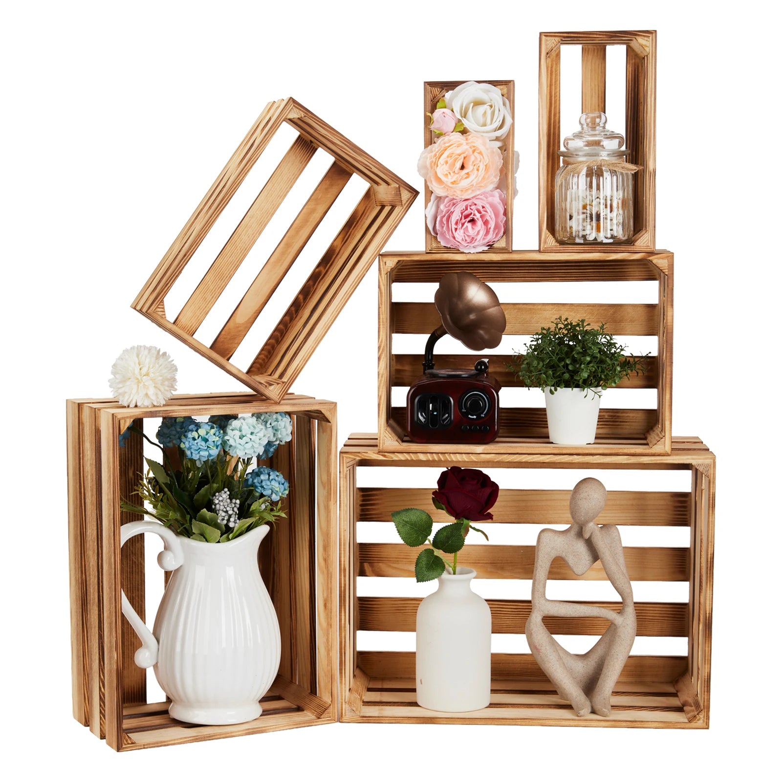 Wooden Storage Crates
