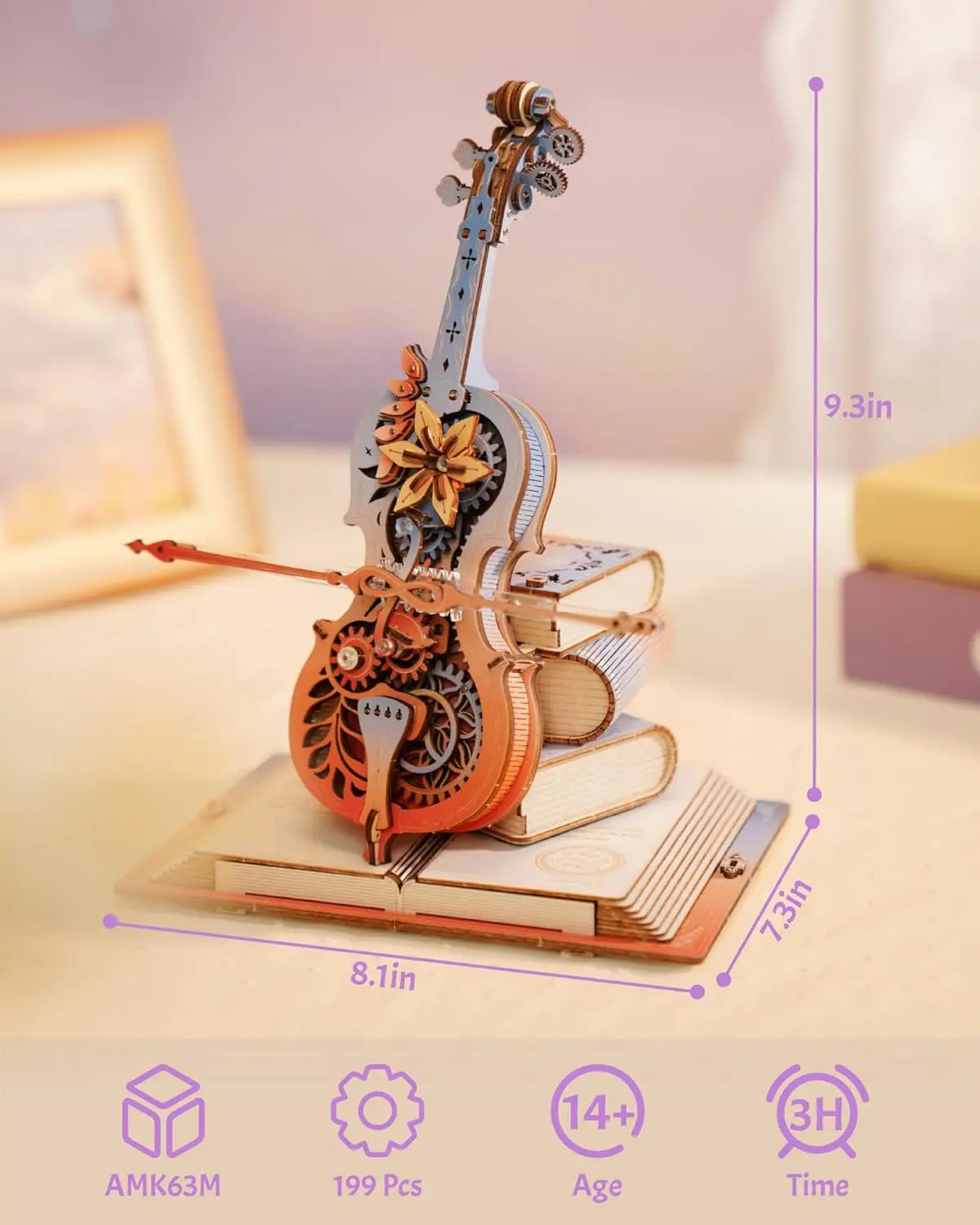 Magic Cello - 3D Wooden Puzzle