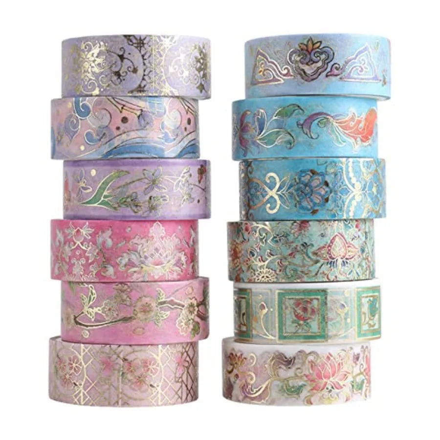Gold Foil Washi Tape Set