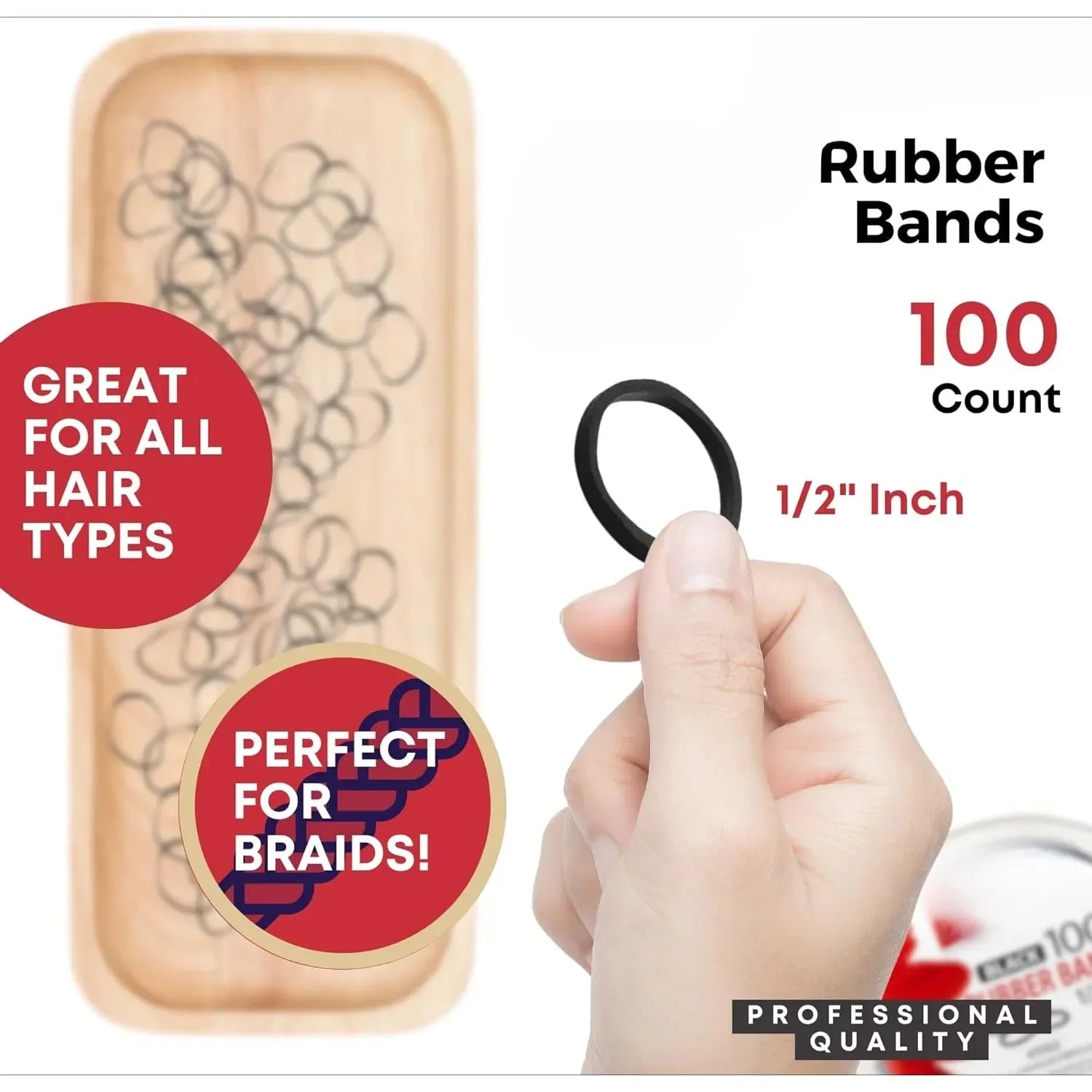 BLACK RUBBER BANDS