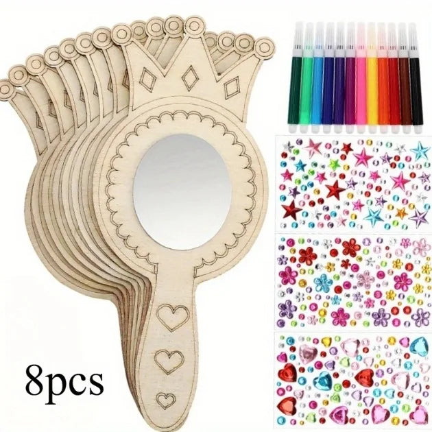 Wooden Mirror Craft Kit