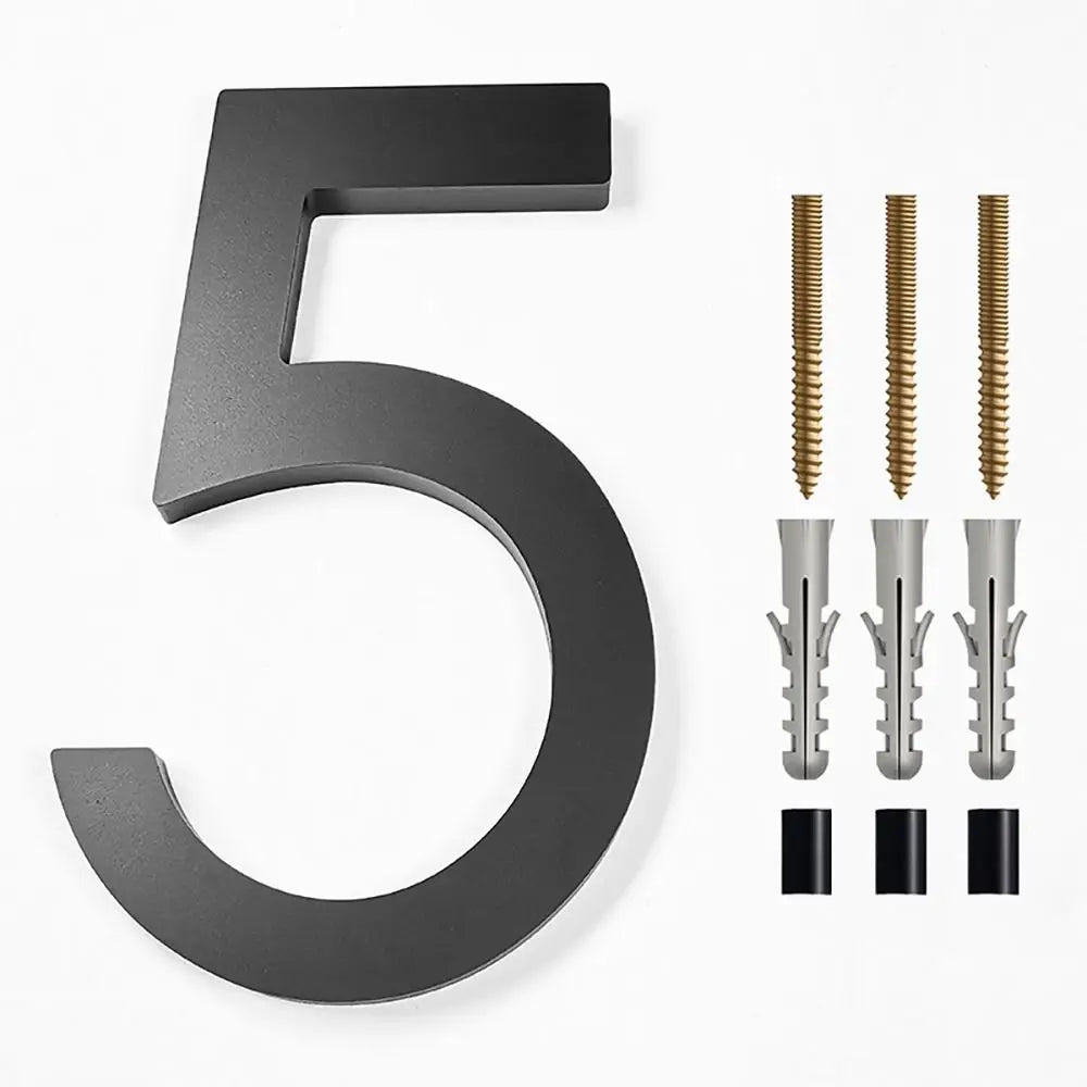 6" Floating House Number