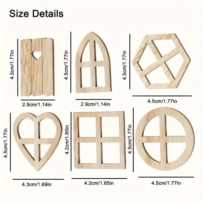 Wooden Fairy Windows