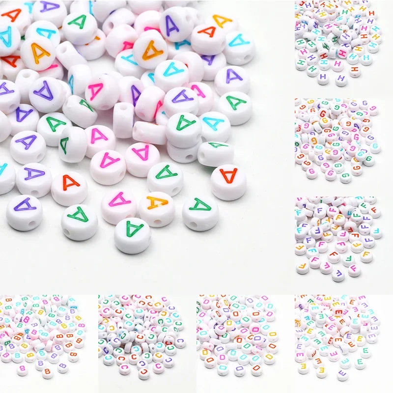 Round A-Z Alphabet Letters