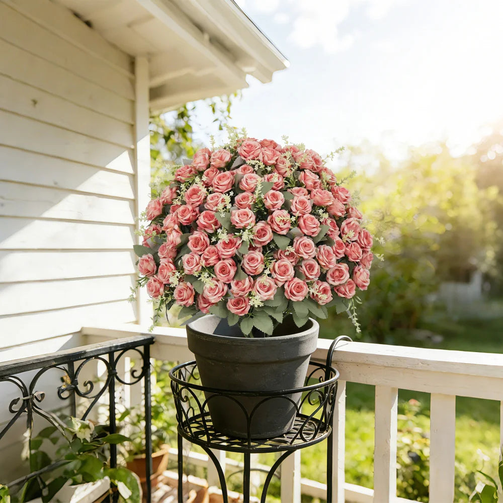 24-Inch  Artificial Rose Decoration