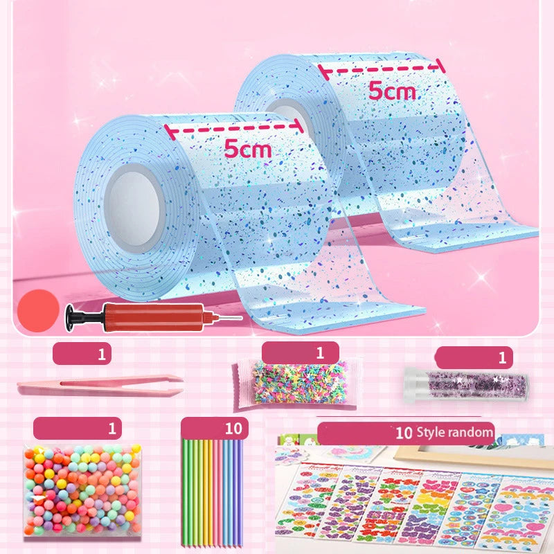Nano Glue DIY Blow Bubble Tape
