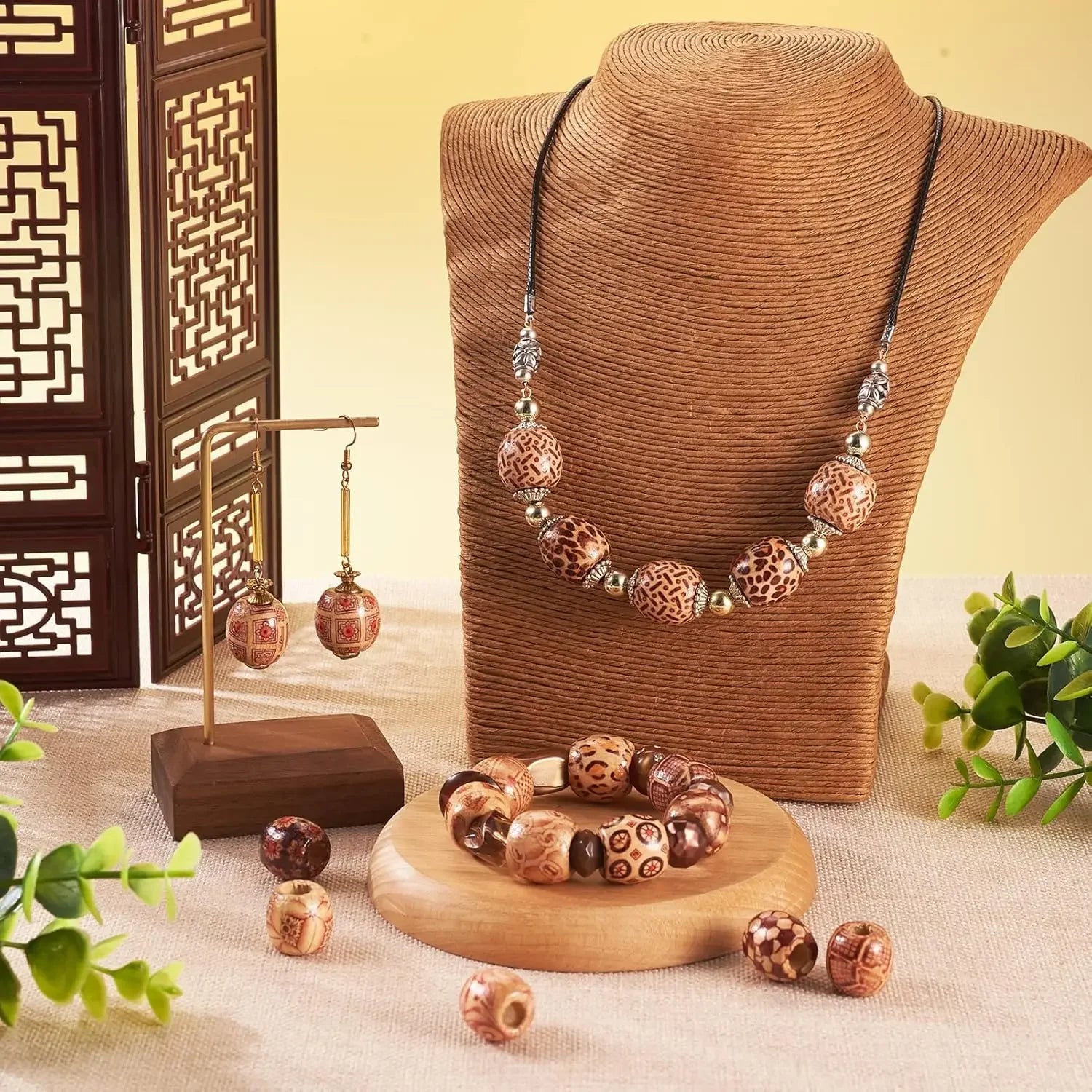 Wood Beads For Hair