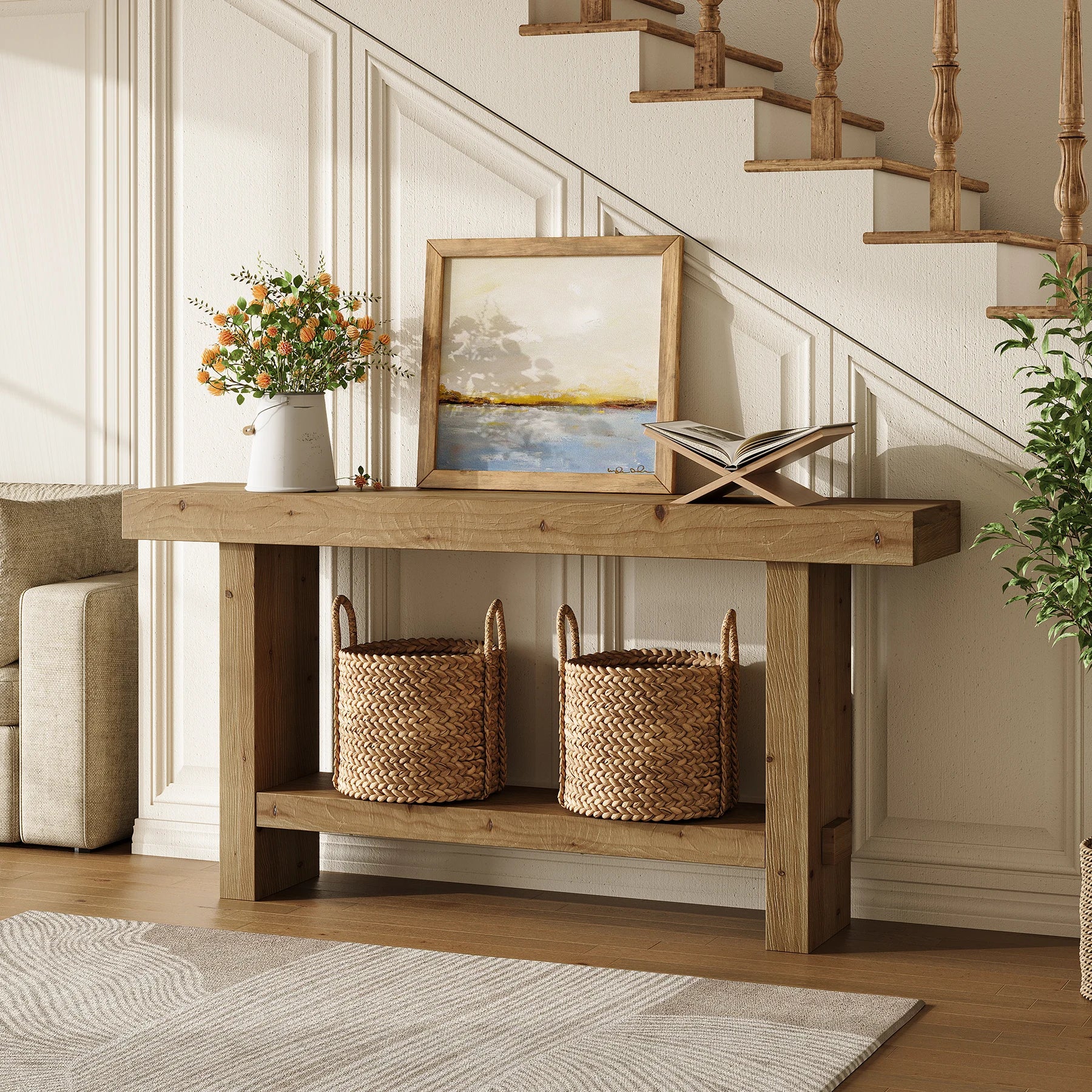 Solid Wood Console Table