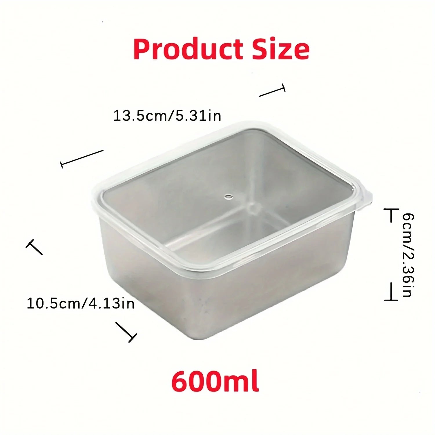 Stainless Steel Food Storage Pans  With Lids