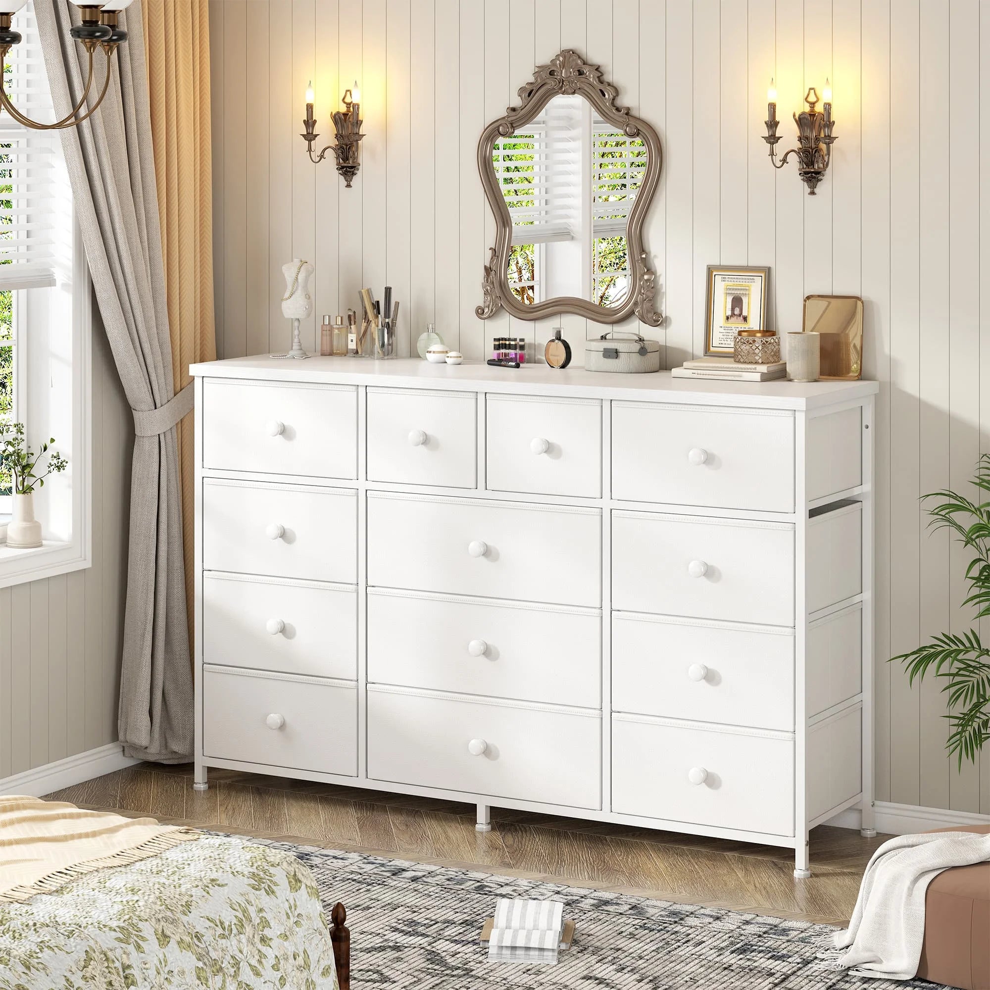 13-Drawer Storage Unit & TV Stand