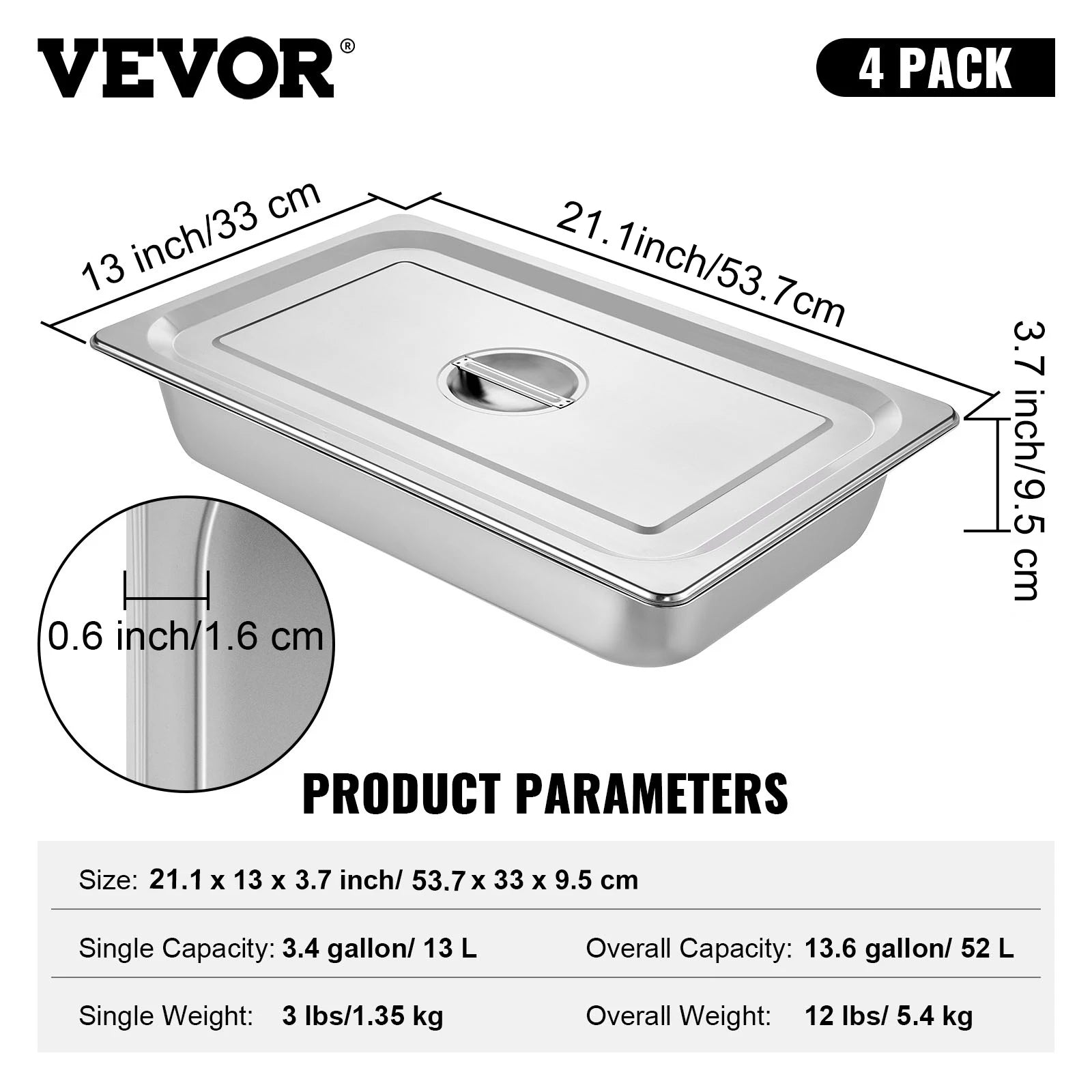 Steam Table Pans