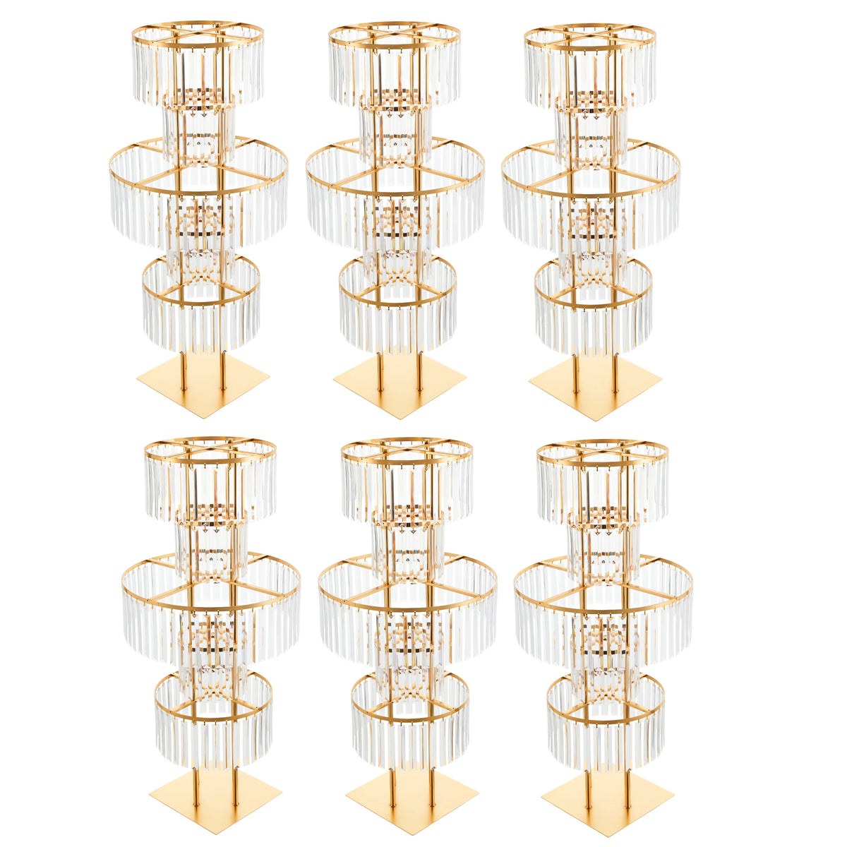 5 Tiers Wedding Centerpieces Decor Display