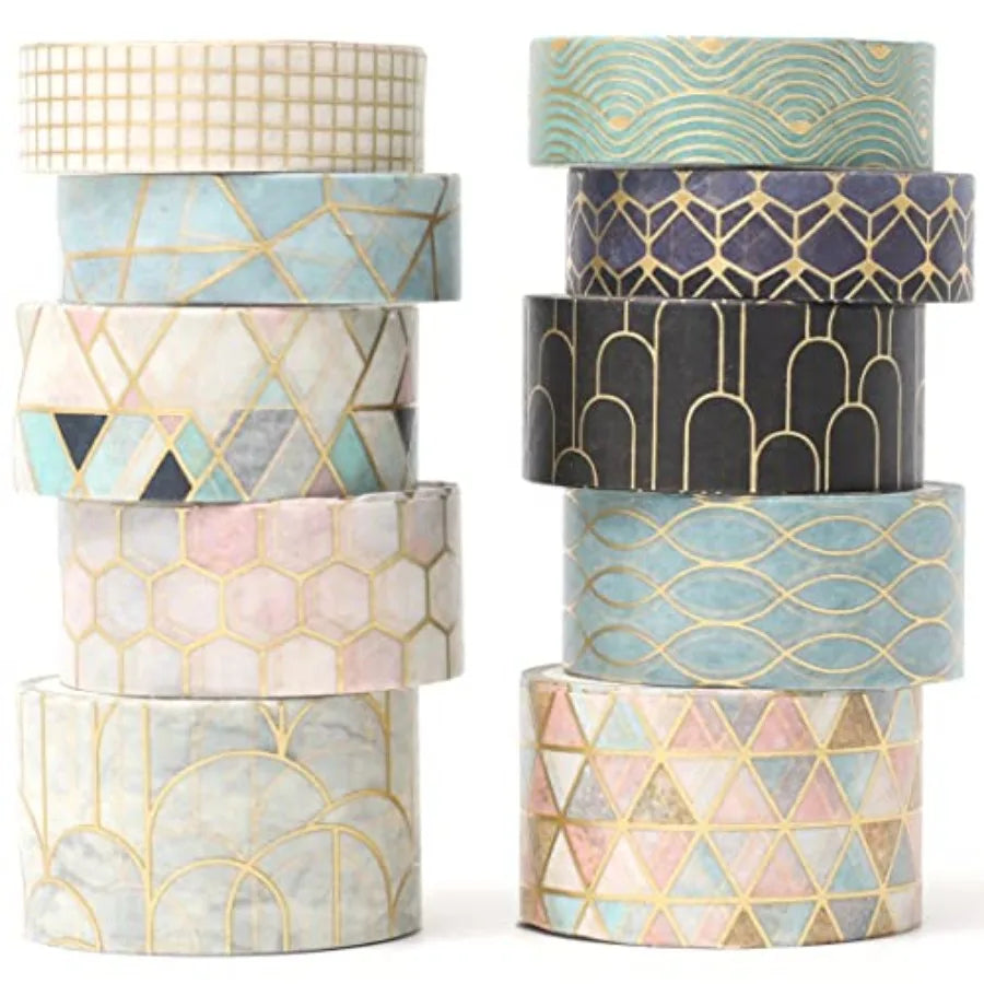 Gold Foil Washi Tape Set