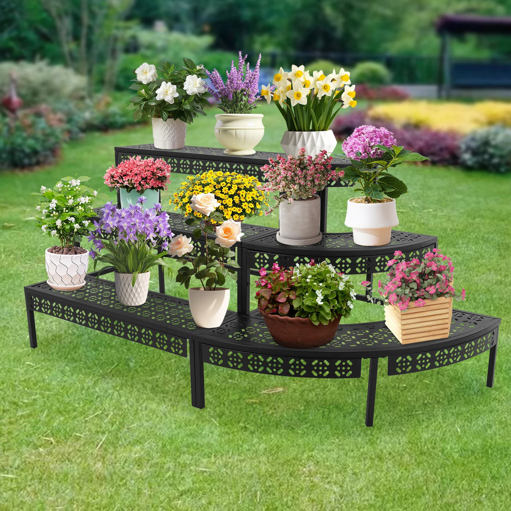 3-Tier Iron Plant Stand