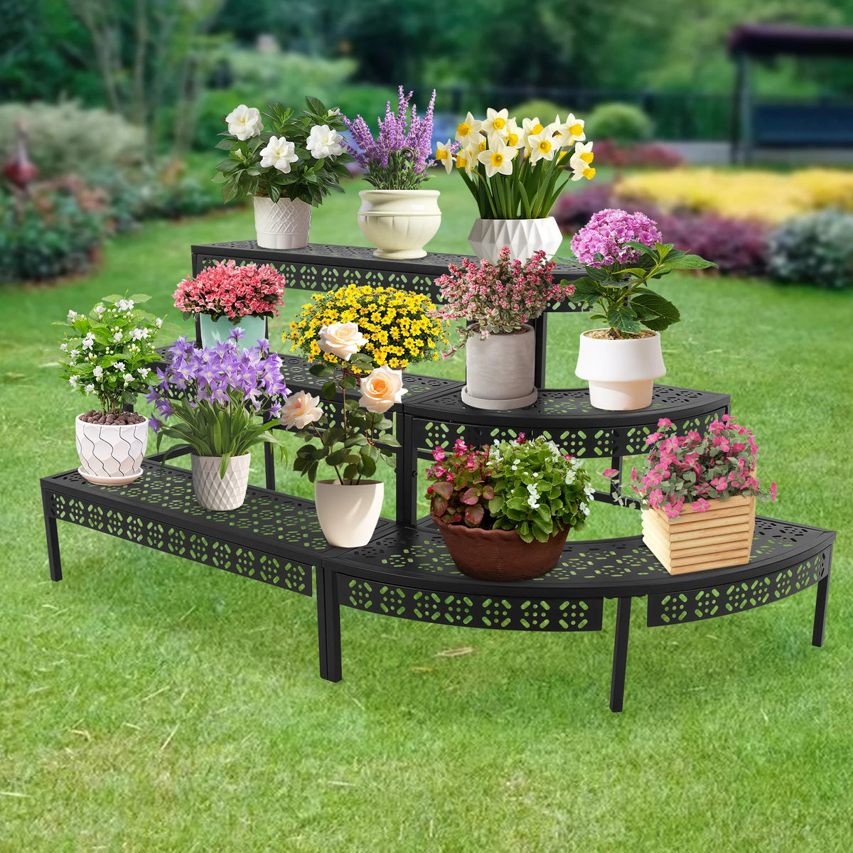 3-Tier Iron Plant Stand