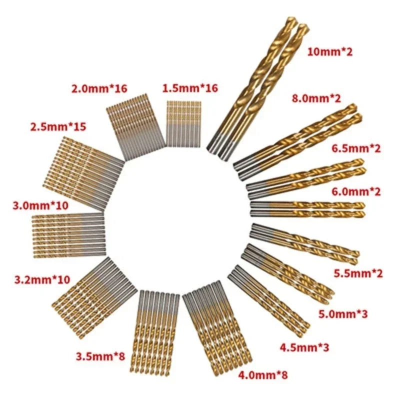 High Speed Steel Metric Drill Bit Set