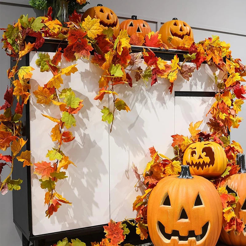 Fall Artificial Maple Leaves Vine