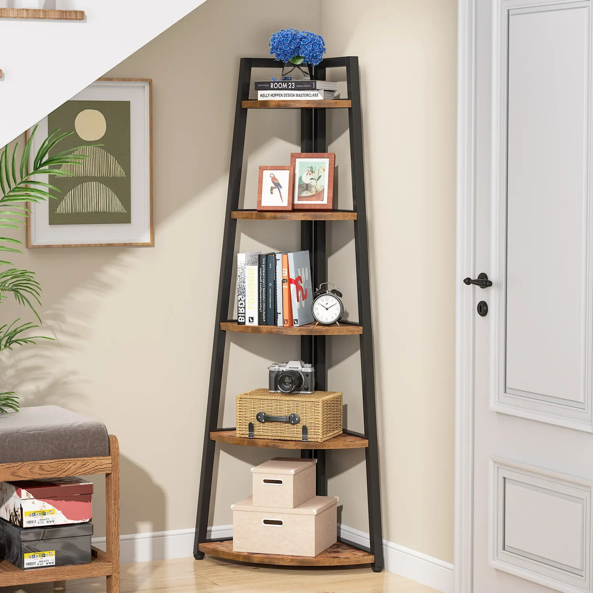 Corner Book Shelf