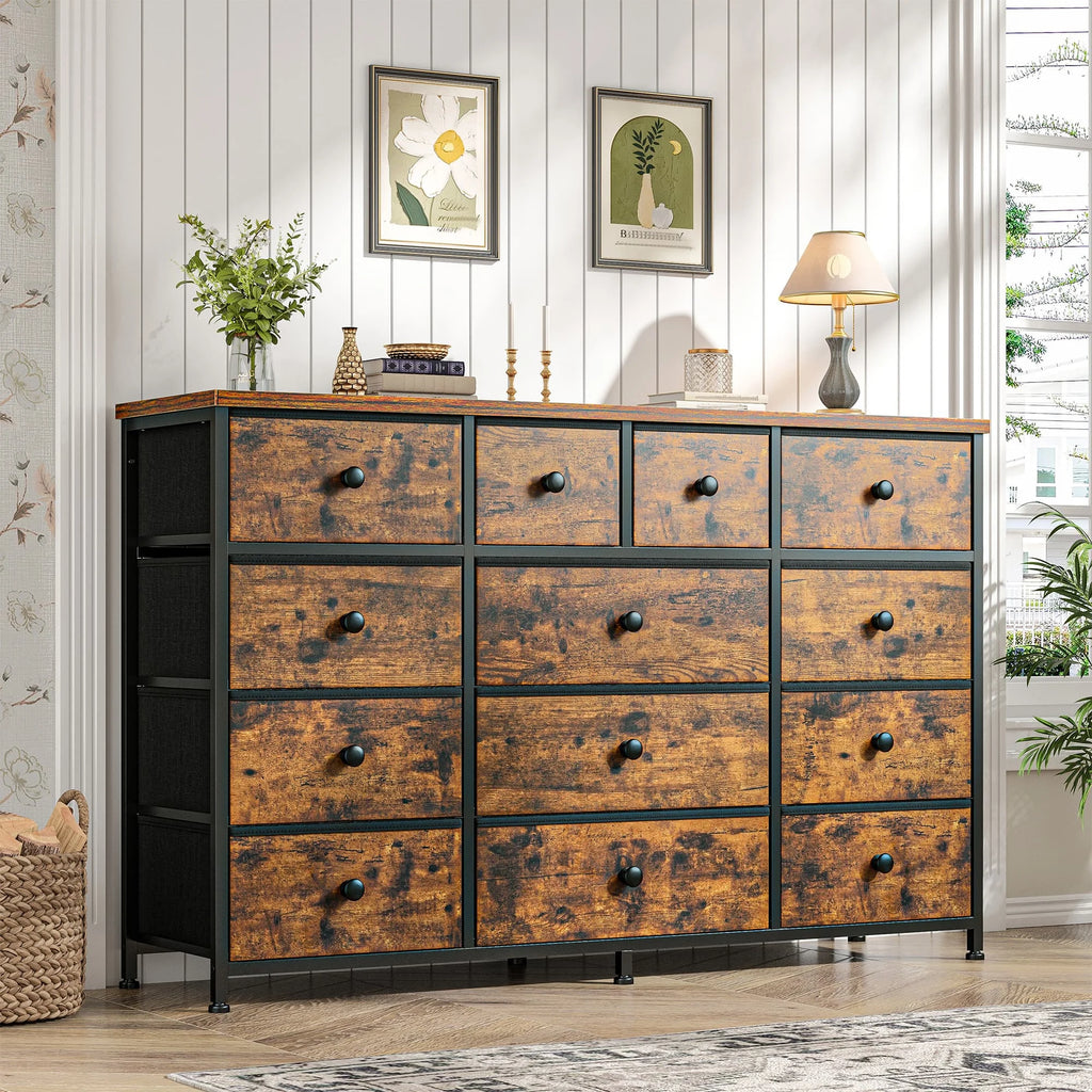 13-Drawer Storage Unit & TV Stand