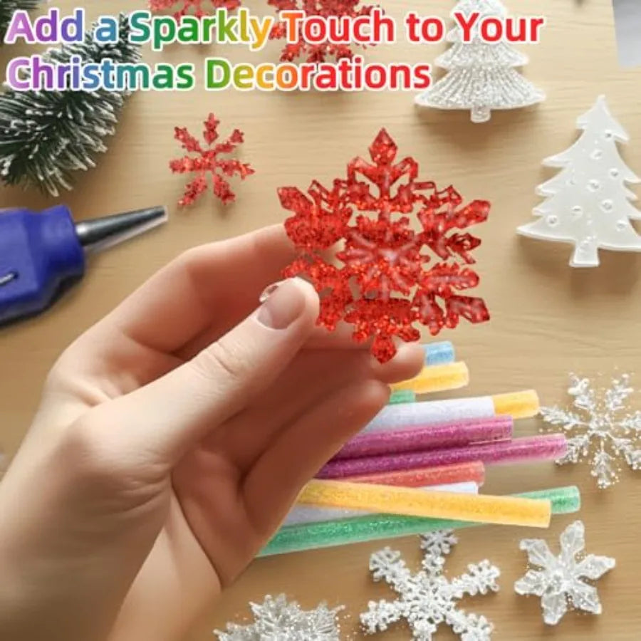 Mini Glitter Color Hot Glue Sticks