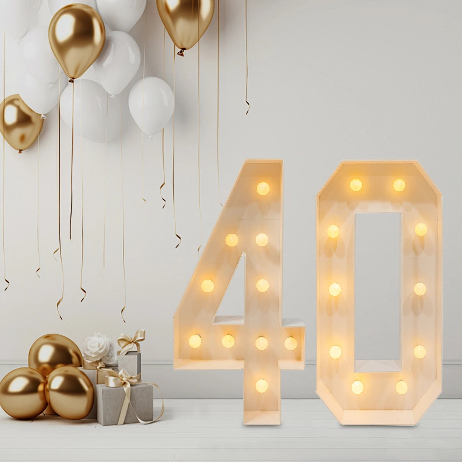 Giant number Led Light