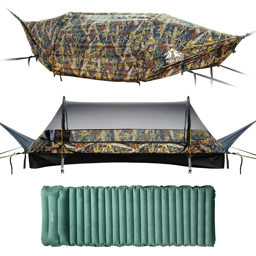 Night Cat Flat Lay Hammock Tent
