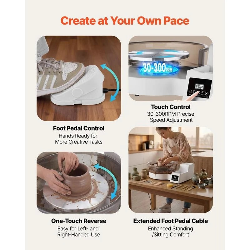 Electric Table Top Pottery Wheel