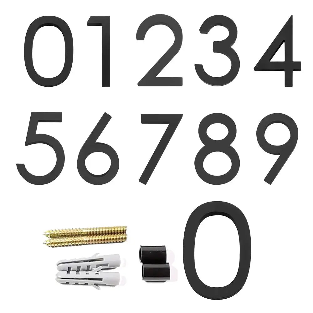 6" Floating House Number