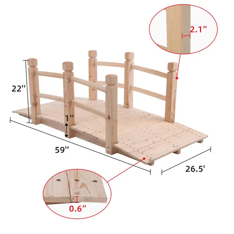 Natural Wooden Bridge