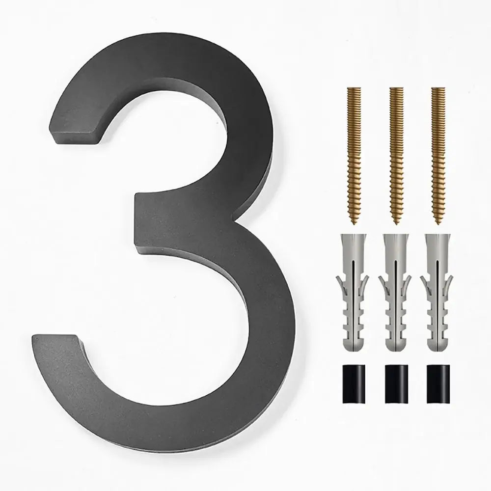 6" Floating House Number