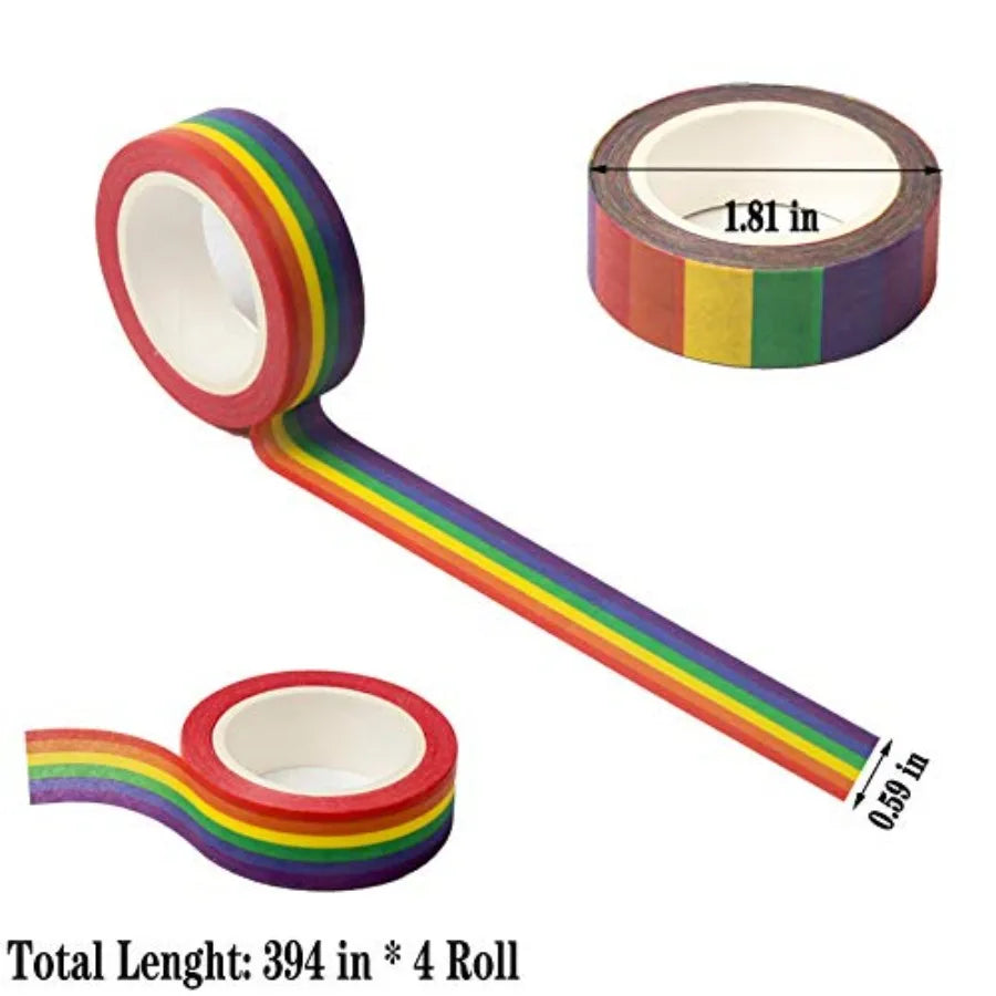 Rainbow Color Washi Tape