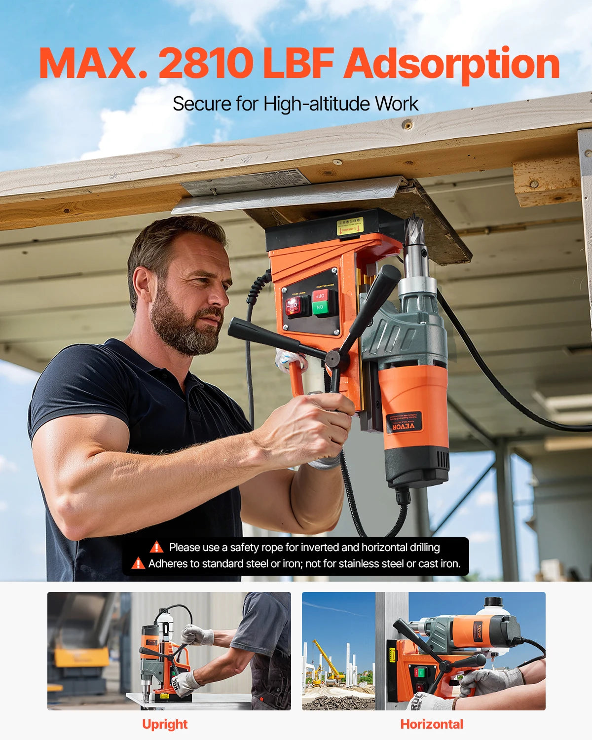 Portable Electric Mag Drill Press