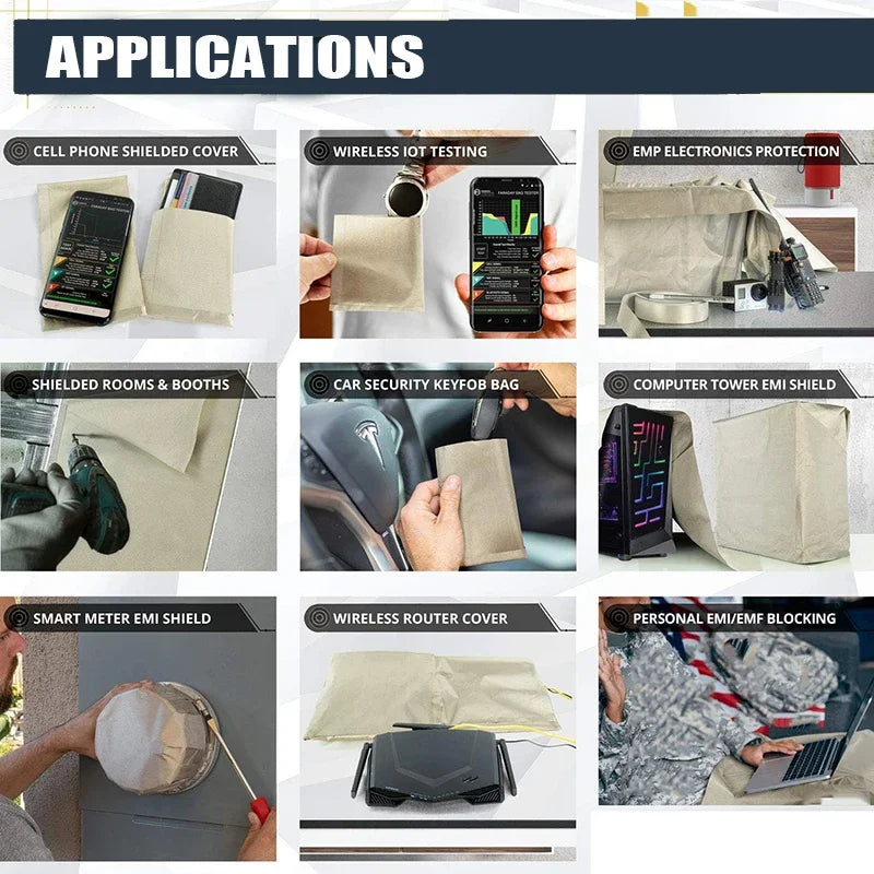 Anti-Radiation Conductive Magnetic Copper Fabric