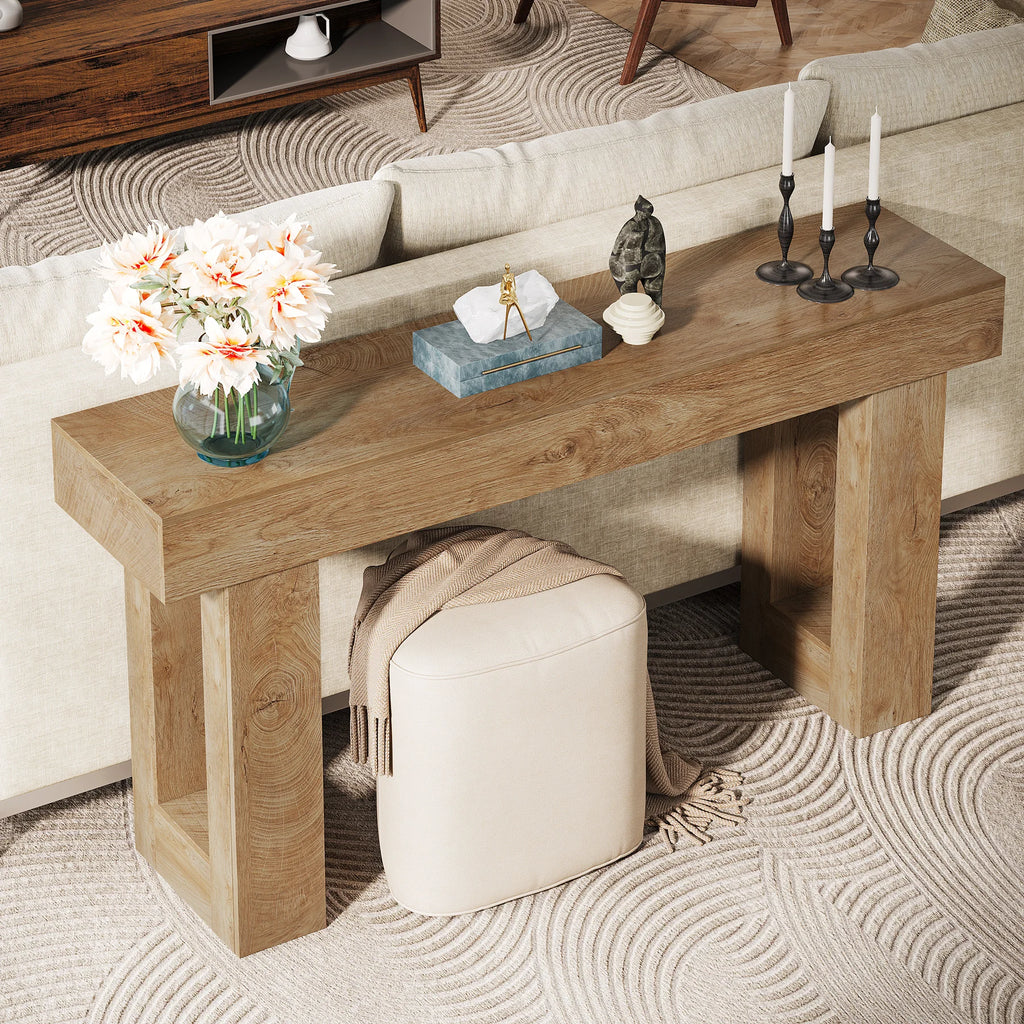 Tribesigns Farmhouse Console Table