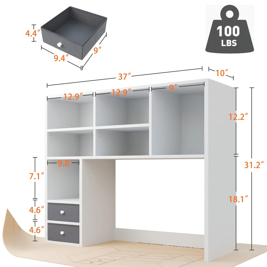 Adjustable Desktop Storage Shelf