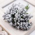 Artificial Small Berries on Wire Stems
