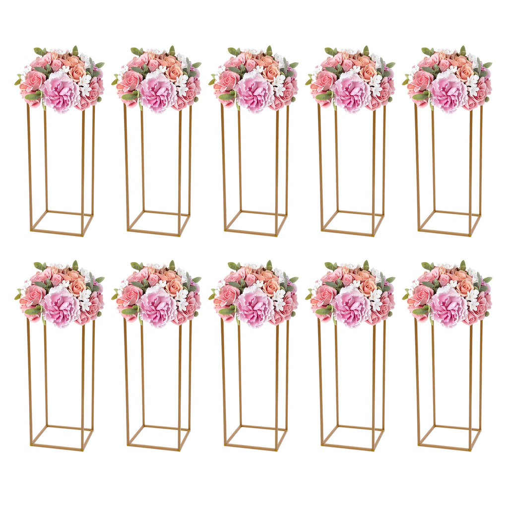 10Pcs Wedding Flower Stand Set