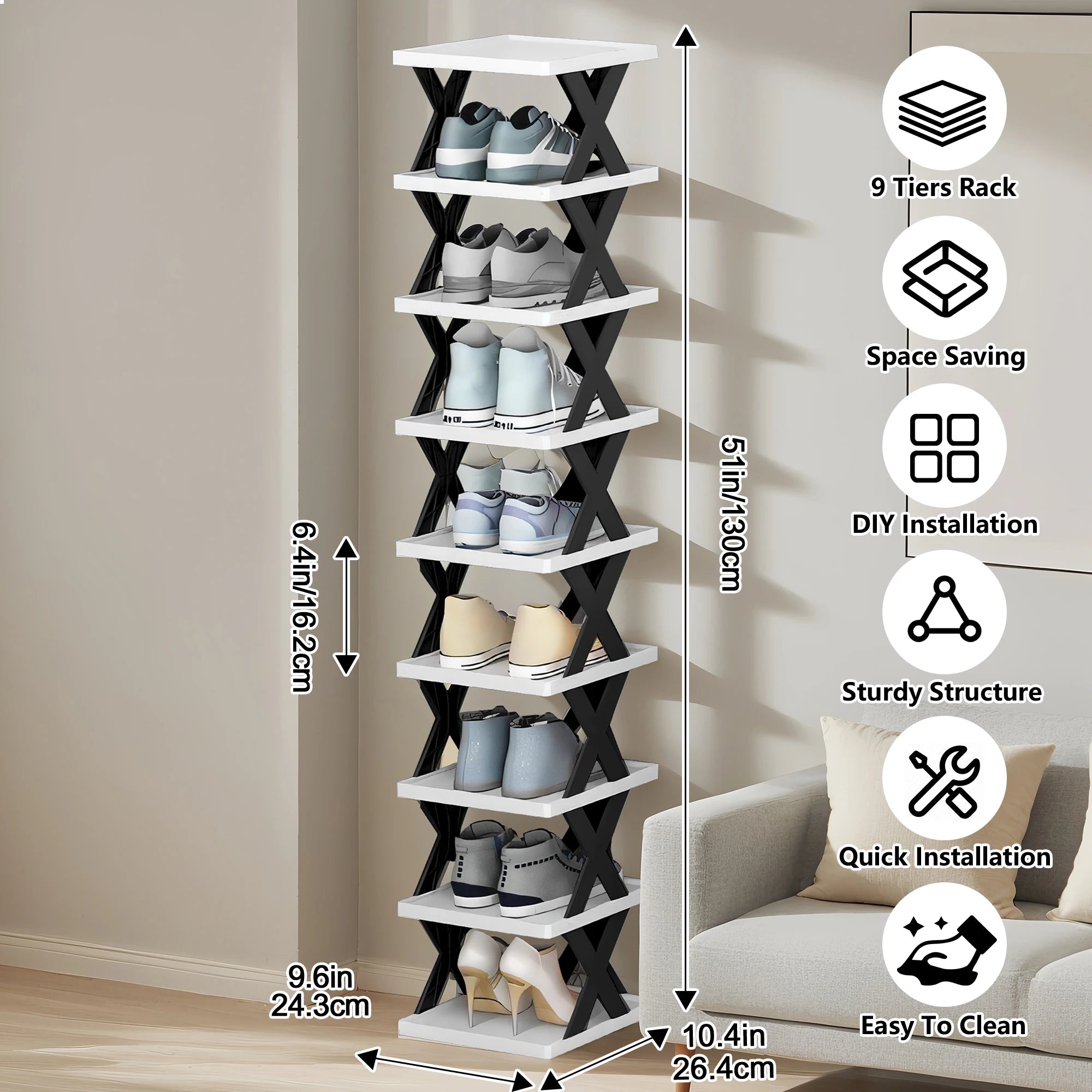 Shoe Rack Storage Organizer