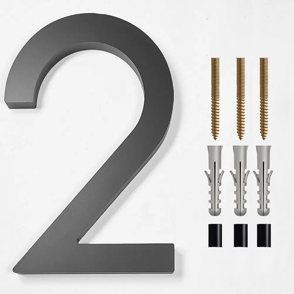 6" Floating House Number