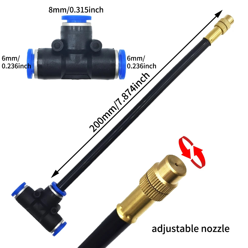 Irrigation spray nozzles kit For Greenhouse Garden