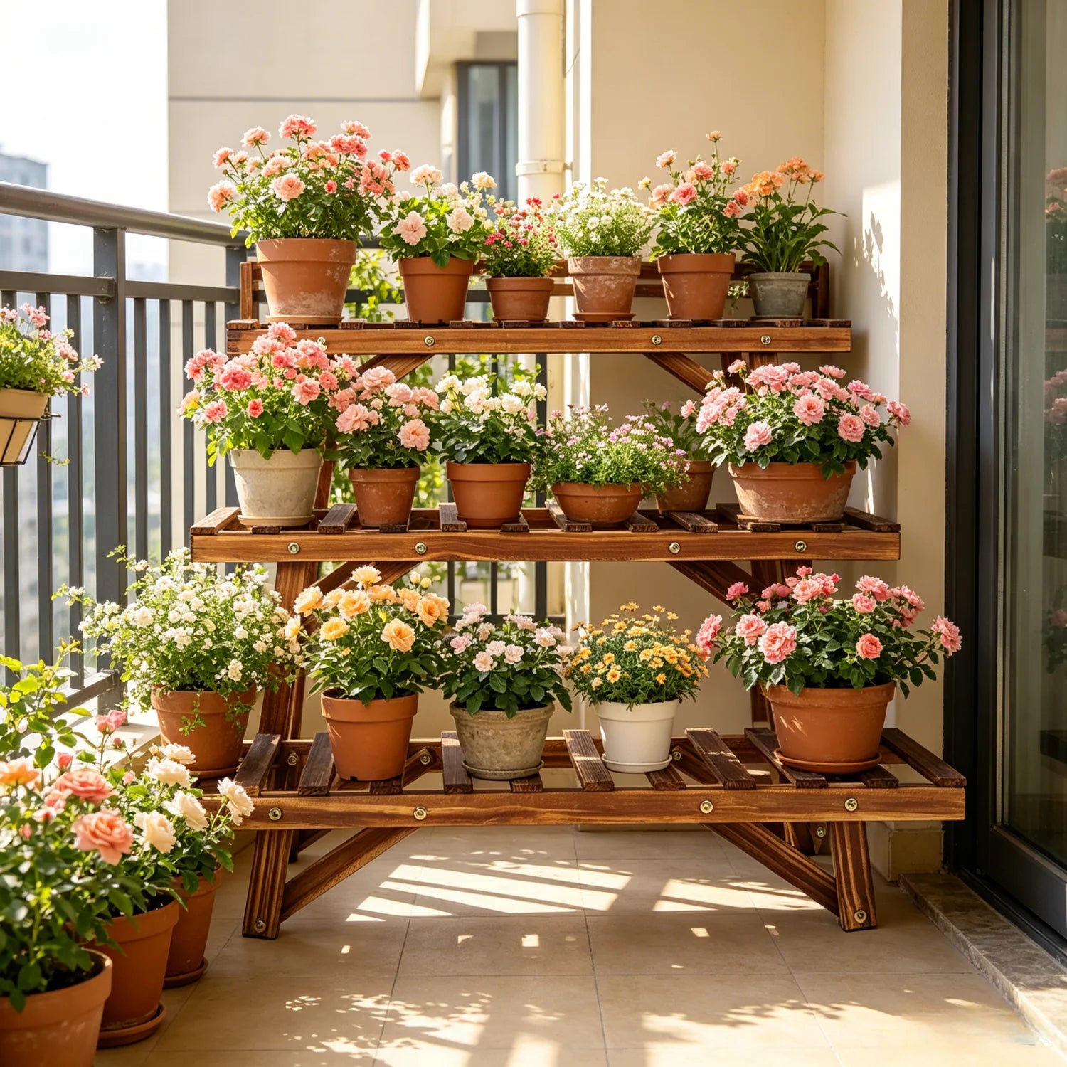3 Tier Ladder Shelf Plant Stand