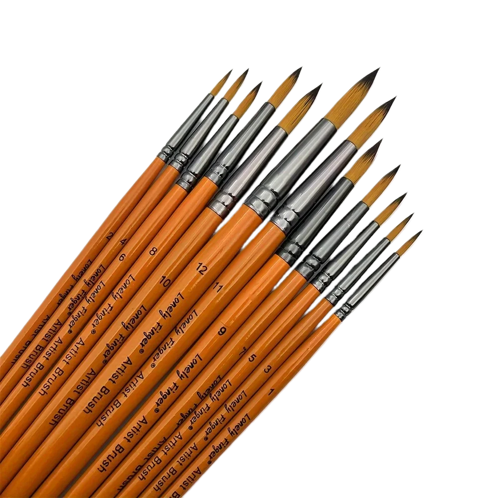 Nylon Paint Brush Set
