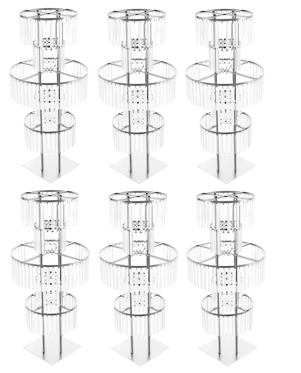 5 Tiers Wedding Centerpieces Decor Display