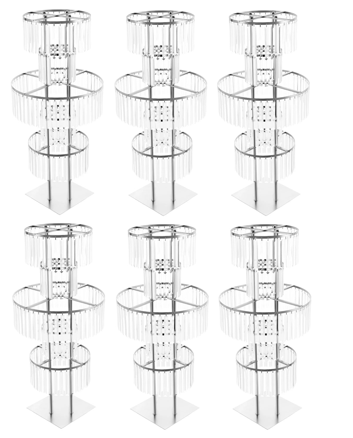 5 Tiers Wedding Centerpieces Decor Display