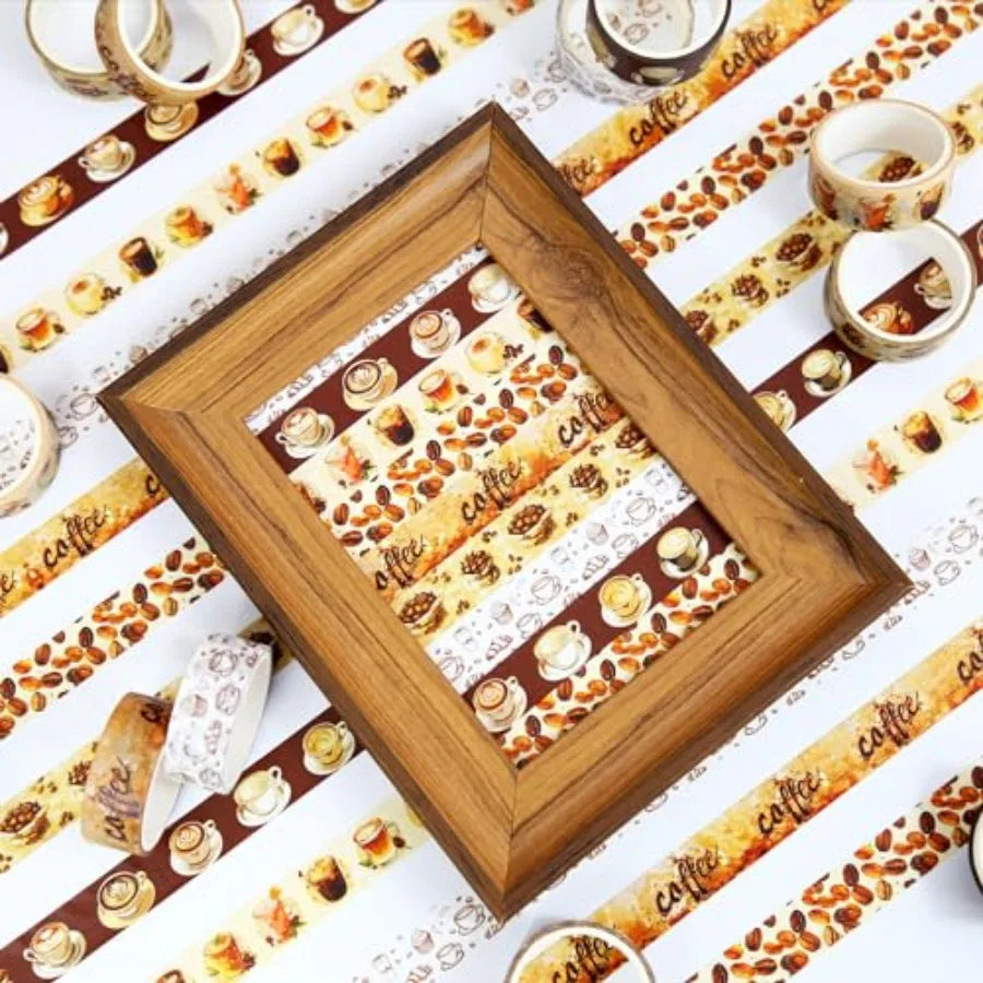 Coffee Themed Washi Tape Set