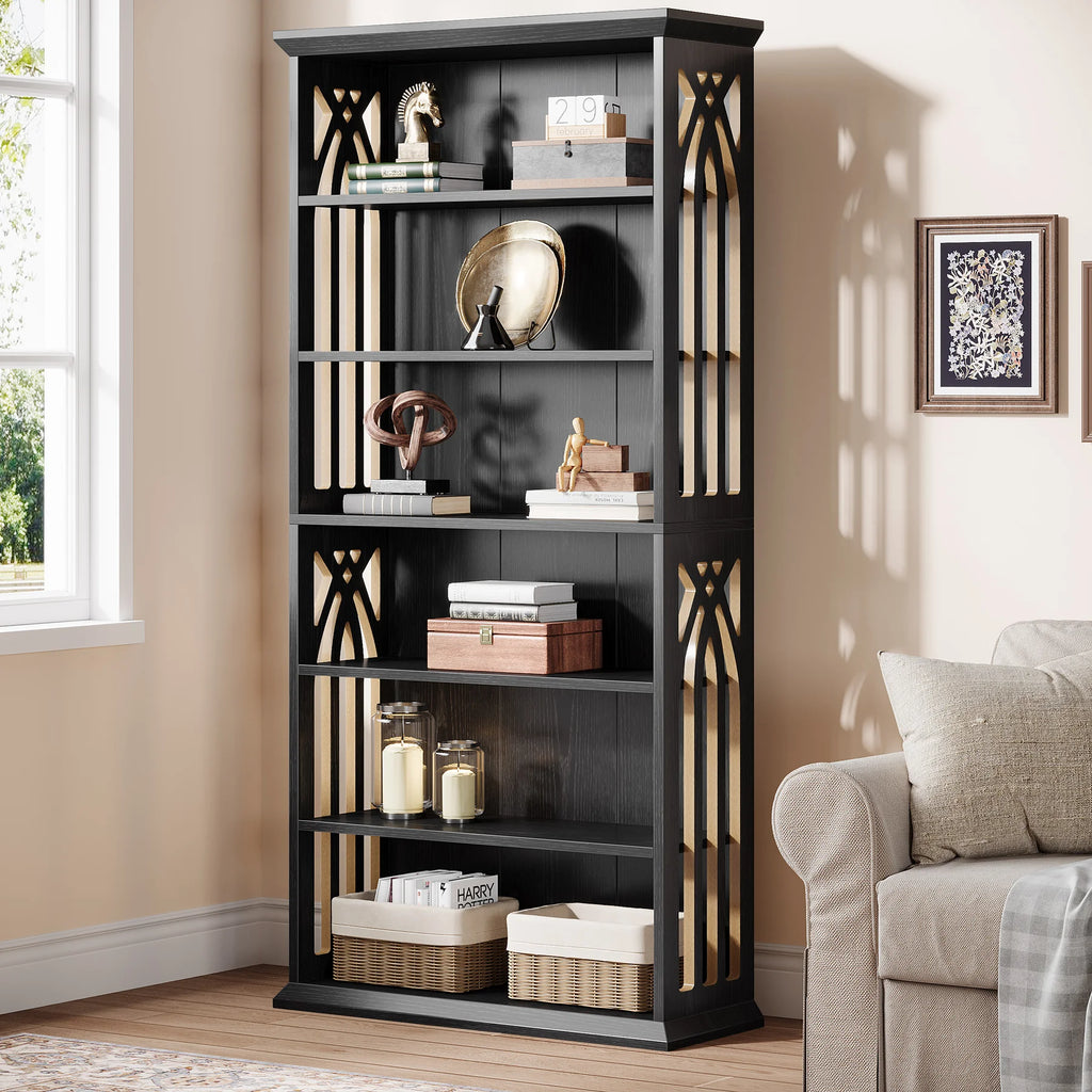 6-Tier Tall Bookshelf