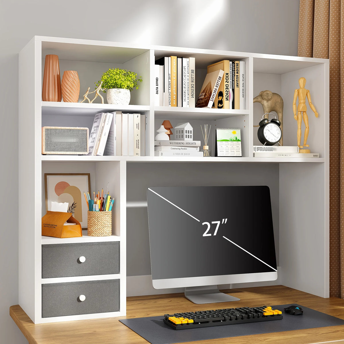 Adjustable Desktop Storage Shelf