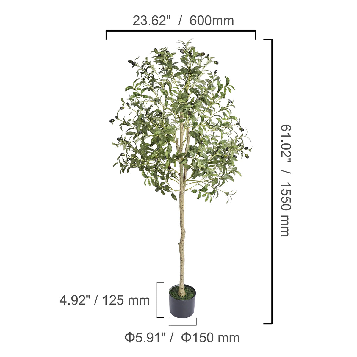 Artificial Olive Tree