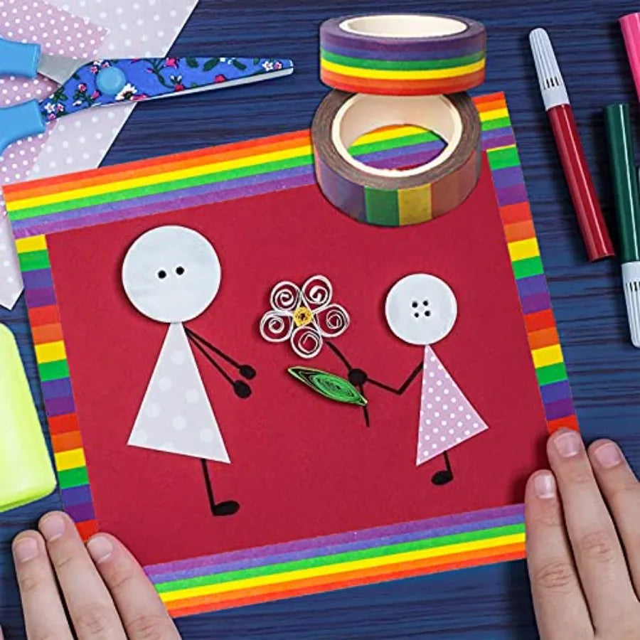 Rainbow Color Washi Tape