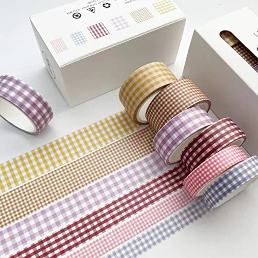 Gingham Washi Tape Set